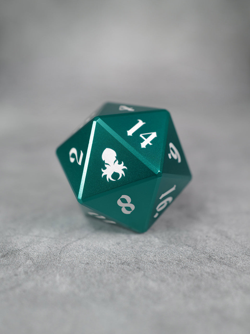 Vulcan: 50mm Green Precision Aluminum Single D20
